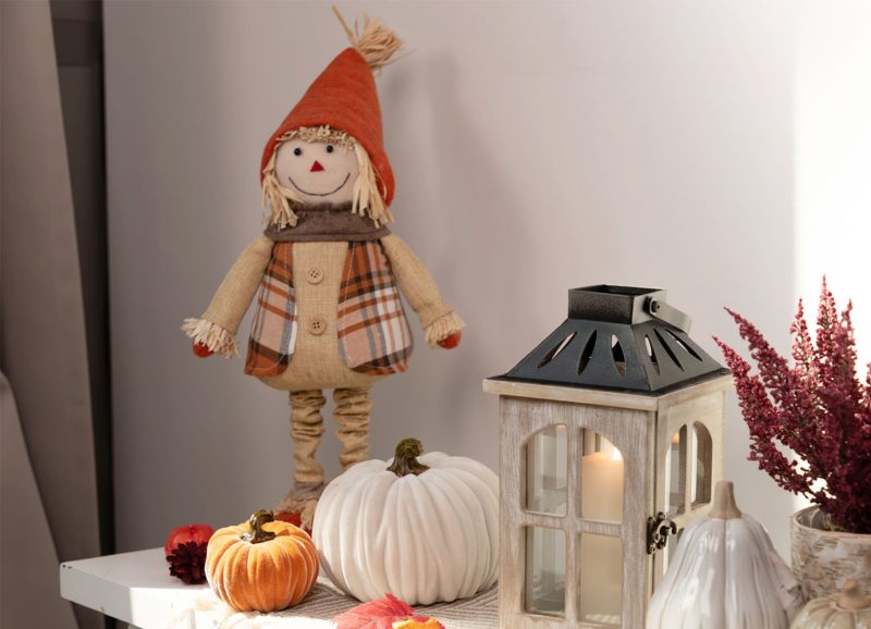 Decorative figure scarecrow with telescopic legs 60cm - Image 8